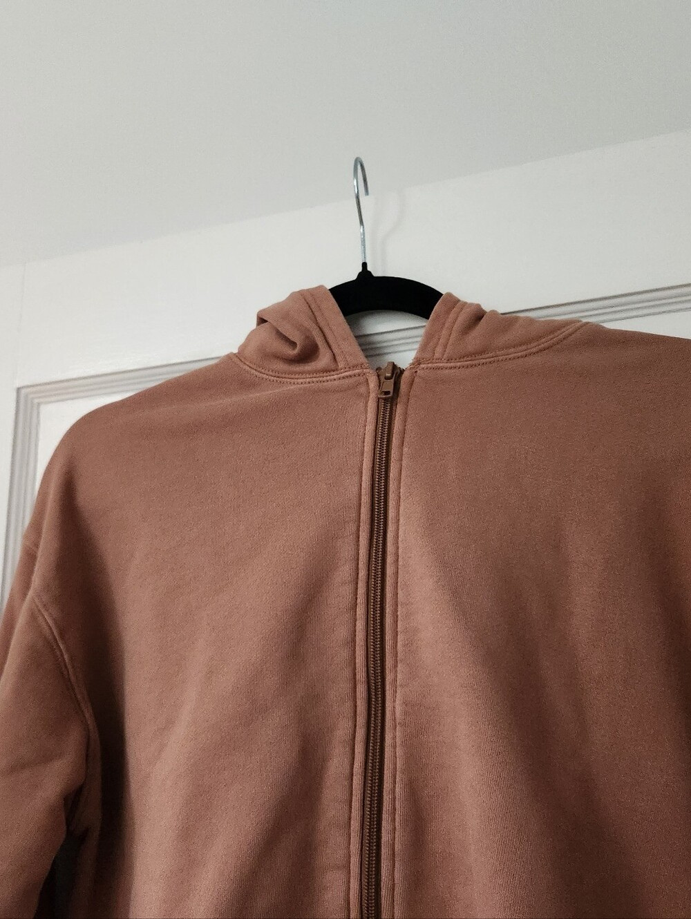 SKIMS pink zip up hoodie size medium - Picture 2 of 5
